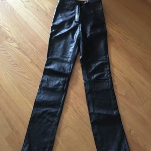 Wilson’s Black Leather Pants